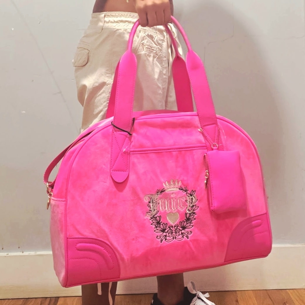 Juicy Couture Vibrant Pink Travel Bag